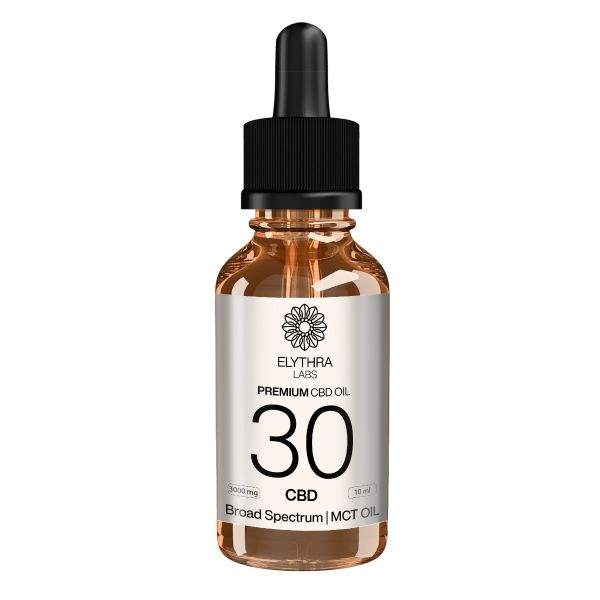 Huile de CBD à large spectre premium – 30%